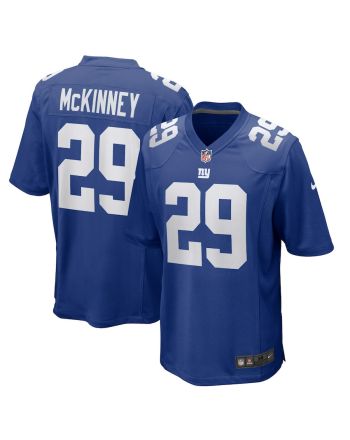 Xavier McKinney 29 New York Giants Game Jersey - Royal