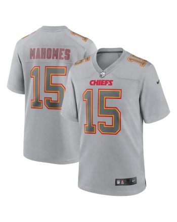 Patrick Mahomes 15 Kansas City Chiefs Atmosphere Fashion Game Jersey - Gray