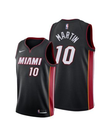 Caleb Martin 10 Miami Heat Icon Edition Black Jersey - Men Jersey