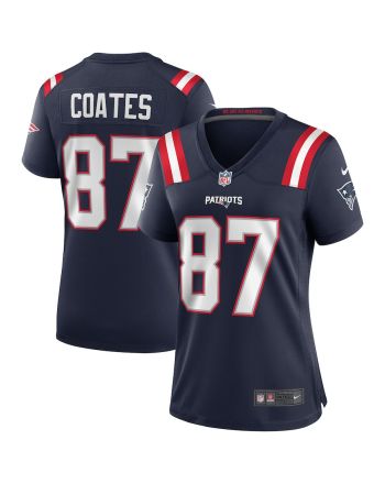 Ben Coates 87 New England Patriots Women Game Retired Jersey - Navy