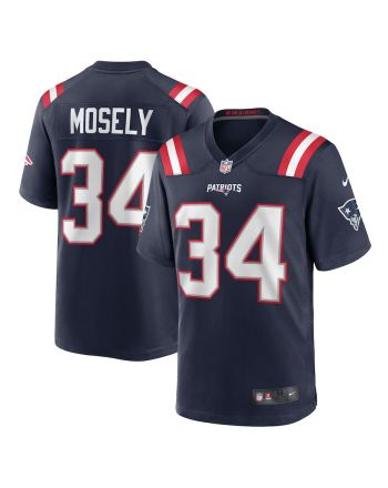 Quandre Mosely 34 New England Patriots Game Men Jersey - Navy