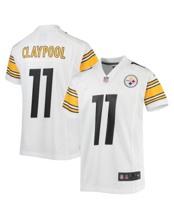 Chase Claypool 11 Pittsburgh Steelers YOUTH Game Jersey - White