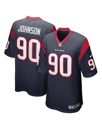 Jaleel Johnson 90 Houston Texans Player Game Jersey - Navy