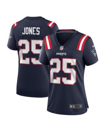 Marcus Jones New England Patriots Women's Game Player Jersey - Navy