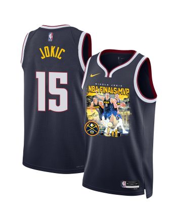 Nikola Jokić Denver's MVP-Crowned Leader 2023 NBA Final Champions Swingman Jersey - Black