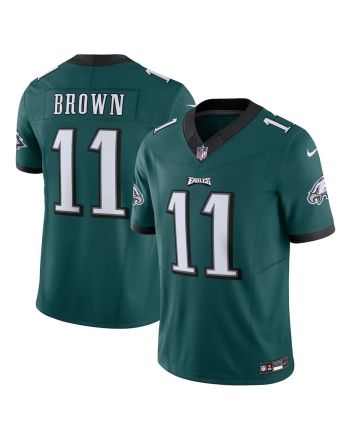 A.J. Brown 11 Philadelphia Eagles Vapor F.U.S.E. Limited Jersey - Midnight Green