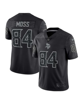 Randy Moss 84 Minnesota Vikings Retired Player RFLCTV Limited Jersey - Black