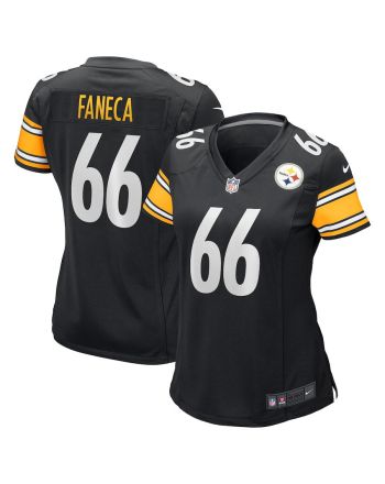 Alan Faneca 66 Pittsburgh Steelers Women's Game Jersey - Black