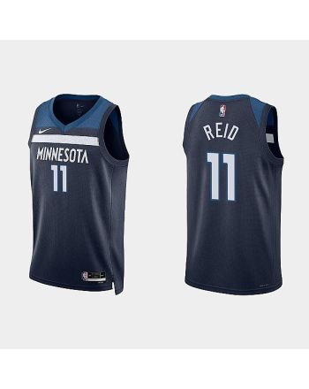 Minnesota Timberwolves 11 Naz Reid 2022-23 Icon Edition Navy Men Jersey