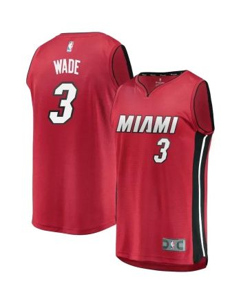 Dwyane Wade Miami Heat Fast Break Jersey Red - Statement Edition