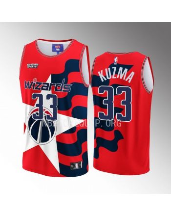 Kyle Kuzma 33 Washington Wizards NBA & KidSuper Studios Unisex Hometown Jersey