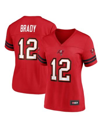 Tom Brady 12 Tampa Bay Buccaneers Women Game Jersey - Red