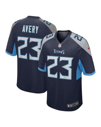 Tre Avery 23 Tennessee Titans Men Team Game Jersey - Navy