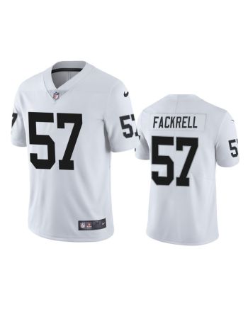 Las Vegas Raiders Kyler Fackrell 57 White Vapor Limited Jersey