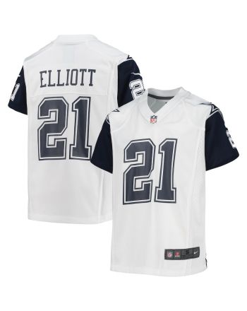 Ezekiel Elliott 21 Dallas Cowboys Youth Alternate Game Jersey - White