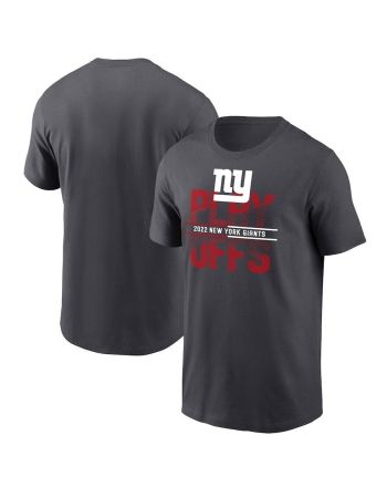 New York Giants 2022 NFL Playoffs Iconic T-Shirt - Anthracite