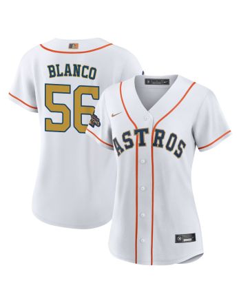 Ronel Blanco 56 Houston Astros 2023 Women Jersey - White/Gold