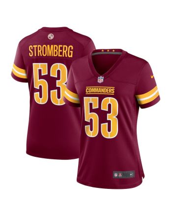 Ricky Stromberg 53 Washington Commanders Women Team Game Jersey - Burgundy