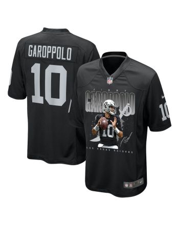 Jimmy Garoppolo 10 Las Vegas Raiders Drive to Victory Game Jersey - Men, Black