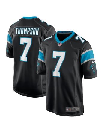 Shaq Thompson 7 Carolina Panthers Men's Game Jersey - Black