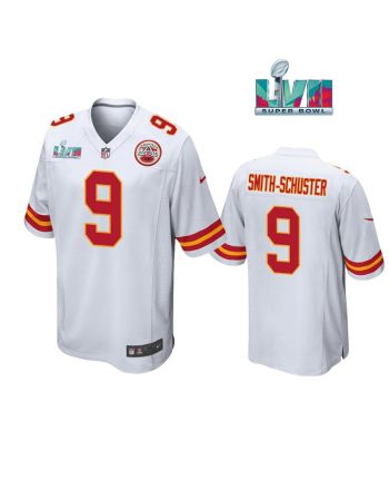 Juju Smith Schuster 9 Kansas City Chiefs Super Bowl LVII White Men Game Jersey