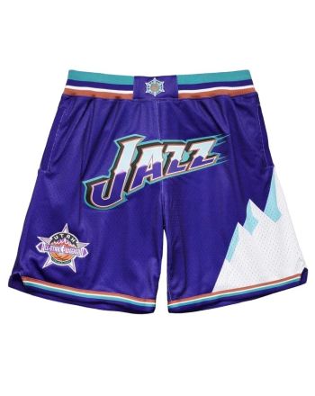 Utah Jazz NBA Retro Shorts - Purple