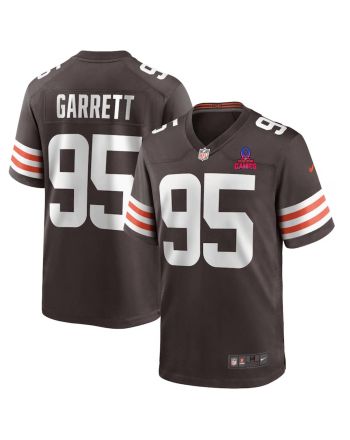 Myles Garrett 95 Cleveland Browns 2024 Pro Bowl Patch Game Men Jersey - Brown