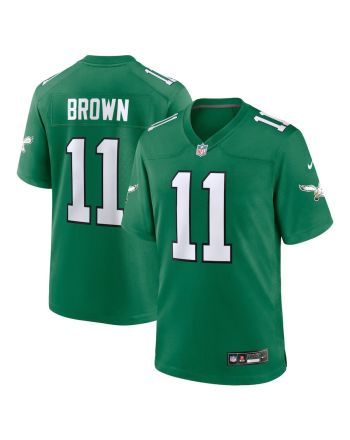 A.J. Brown 11 Philadelphia Eagles Alternate Game Men Jersey - Kelly Green