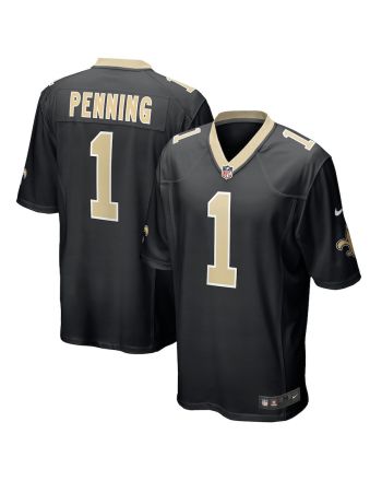 Trevor Penning 1 New Orleans Saints 2022 Draft First Round Pick Player Game Jersey In Black