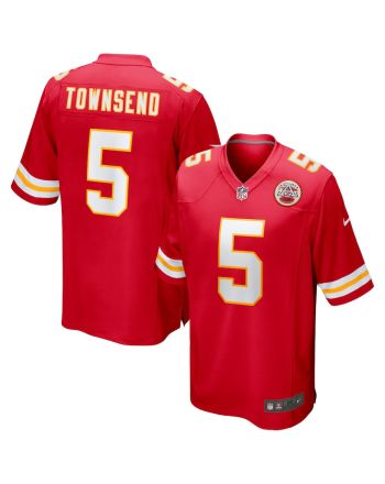 Tommy Townsend 5 Kansas City Chiefs Game Jersey - Red