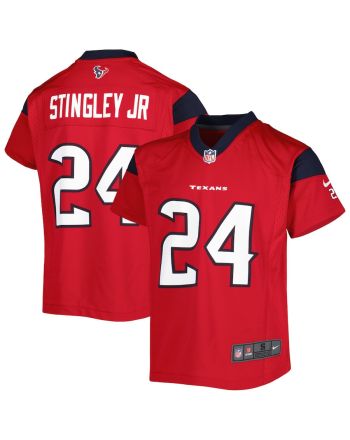 Derek Stingley Jr. Houston Texans Youth Game Jersey - Red