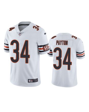 Chicago Bears Walter Payton 34 White Vapor Limited Jersey