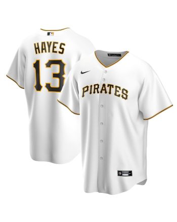 Ke'Bryan Hayes 13 Pittsburgh Pirates Home Men Jersey - White