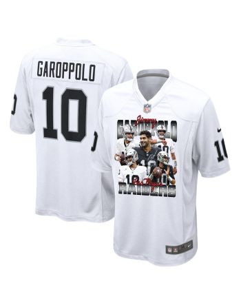 Jimmy Garoppolo 10 Las Vegas Raiders The Golden Arm Game Jersey - Men, White