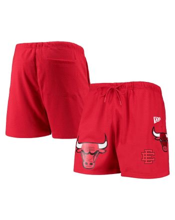 Chicago Bulls Team Logo Red Mesh Capsule Shorts - Men