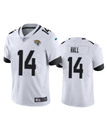 Jacksonville Jaguars Marvin Hall 14 White Vapor Limited Jersey