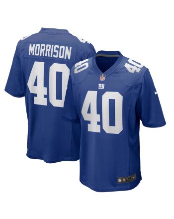 Joe Morrison 40 New York Giants Men Retired Jersey - Royal