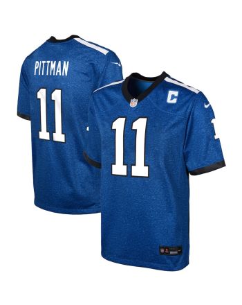 Michael Pittman Jr. 11 Indianapolis Colts YOUTH Game Jersey - Royal