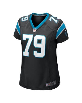 Ikem Ekwonu Carolina Panthers Women's Player Game Jersey - Black