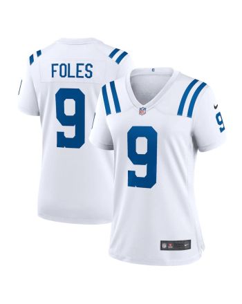 Nick Foles 9 Indianapolis Colts Women's Player Game Jersey - White