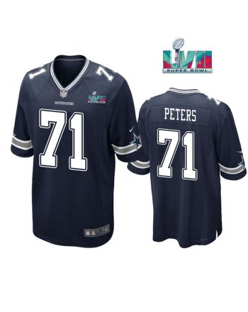 Jason Peters 71 Dallas Cowboys Super Bowl LVII Super Bowl LVII Navy Men Game Jersey