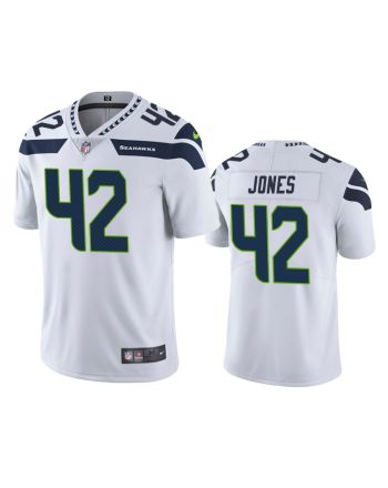 Men's JerseyJosh Jones 42 Seattle Seahawks White Vapor Limited Jersey