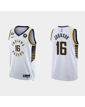 Indiana Pacers James Johnson 16 2022-23 Association Edition White Men Jersey Swingman