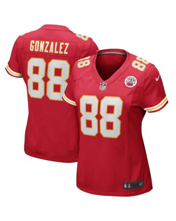 Tony Gonzalez 88 Kansas City Chiefs Women Game Retired Jersey - Red