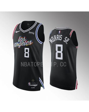 Marcus Morris Sr. 8 Los Angeles Clippers 2022-23 City Edition Jersey Black