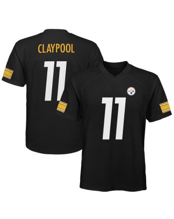 Chase Claypool 11 Pittsburgh Steelers YOUTH Jersey - Black