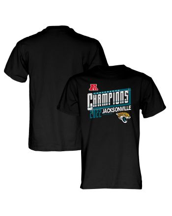 Jacksonville Jaguars 2022 AFC Conference Champions Kick T-Shirt - Black