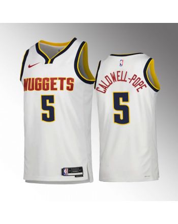 Kentavious Caldwell-Pope 5 Denver Nuggets White Jersey 2022-23 Association Edition Swingman