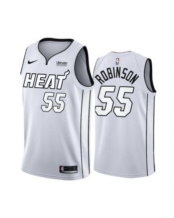 Miami Heat Duncan Robinson White Hot 2022 Playoffs 55 Jersey