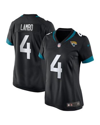 Josh Lambo 4 Jacksonville Jaguars Women's Game Jersey - Black